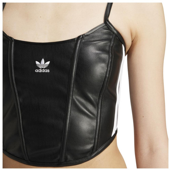 Adidas Γυναικεία αμάνικη μπλούζα Adicolor Firebird Pleather Corset
